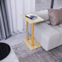Mesa Lateral Alla 68cm x 45cm x 30cm Marrom Mesa Lateral Alla 68cm x 45cm x 30cm Marrom