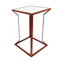 Mesa Lateral Alta Puebla decoração Sala Quarto escritório