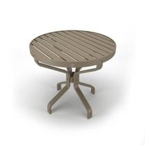 Mesa Lateral Alumínio Ripado Piscina Jardim 63x63x58 Fendi Mesa Lateral Alumínio Ripado Piscina Jardim 63x63x58 Fendi