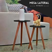 Mesa Lateral Apoio De Canto Para Sala Quarto Decorativa