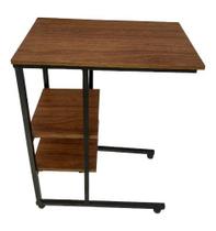 Mesa Lateral Apoio De Canto Sofá Cama Para Leitura Notebook Escritório Mesinha De Aço