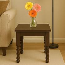 Mesa Lateral Apoio Quadrada 50cm Madeira Maciça/mdp Multimóveis Cr45331 Imbuia Imbuia Mesa Lateral Apoio Quadrada 50cm Madeira Maciça/mdp Multimóveis Cr45331 Imbuia Imbuia