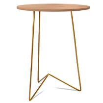 Mesa Lateral Athenas Alta - Dourada/Jade