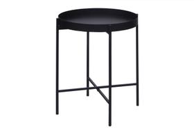 Mesa Lateral Bandeja Sofá Cama Redonda 40x50cm Média Collie