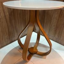 Mesa Lateral Bella 50x60cm (pé Cebola) Vidro