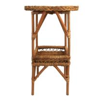 Mesa Lateral Bloom Rattan 55cm - ACASA