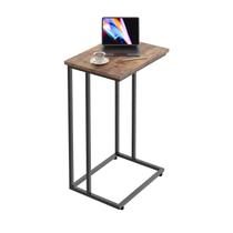 Mesa lateral C Innerjoin Wide C Couch Mesa para laptop marrom Mesa lateral C Innerjoin Wide C Couch Mesa para laptop marrom