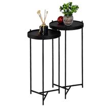 Mesa Lateral Canto Ambiente Casa Sala Estar Conjunto Apoio Sofá Pequena Redonda Mesa Lateral Canto Ambiente Casa Sala Estar Conjunto Apoio Sofá Pequena Redonda