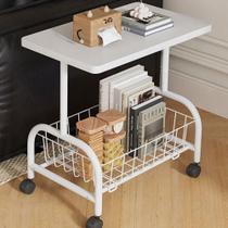 Mesa Lateral Carrinho Auxiliar Multiuso Rodinhas Notebook