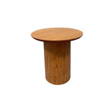 Mesa Lateral Cilíndrica 31cm Freijó
