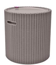 Mesa Lateral Cooler Keter 3 en 1 para Patio Exterior Cappuccino Mesa Lateral Cooler Keter 3 en 1 para Patio Exterior Cappuccino