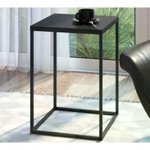 Mesa Lateral Cube 24804 Linha Complementos Preto Artesano Pr Mesa Lateral Cube 24804 Linha Complementos Preto Artesano Pr