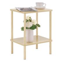 Mesa lateral de 2 níveis Apicizon MDF Wood 40x30x52 cm