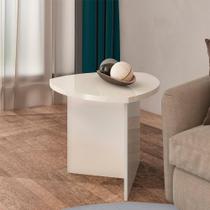 Mesa Lateral De Apoio Delta Off White Mesa Lateral De Apoio Delta Off White