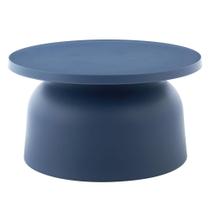 Mesa Lateral de Apoio Minimalista Solar Rivatti 67 cm (Largura) em Polipropileno Azul Mesa Lateral de Apoio Minimalista Solar Rivatti 67 cm (Largura) em Polipropileno Azul