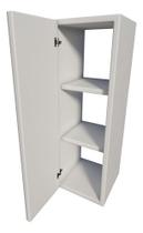 Mesa Lateral de Cama Compacta e Funcional Em MDP Branco Versátil