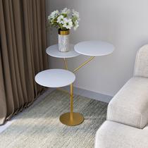 Mesa Lateral de Canto Trieste 65cm X 57cm X 57cm Mesa Lateral de Canto Trieste 65cm X 57cm X 57cm