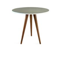 Mesa Lateral De Canto Tripé 50x50cm Espelhada