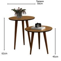 Mesa Lateral e Apoio Redonda Pés Palito Freijó / Preto - Comprar Moveis para sua Casa Mesa Lateral e Apoio Redonda Pés Palito Freijó / Preto - Comprar Moveis para sua Casa