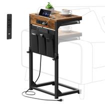 Mesa lateral em C ajustável rústica Simple Trending