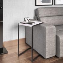 Mesa Lateral Estilo Industrial 35x40cm Complementos Artesano