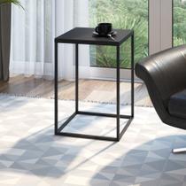 Mesa Lateral Estilo Industrial Alta 40x40cm Freedom Móvel na Caixa Mesa Lateral Estilo Industrial Alta 40x40cm Freedom Móvel na Caixa