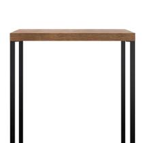 Mesa Lateral Estilo Industrial Quadrada Apoio