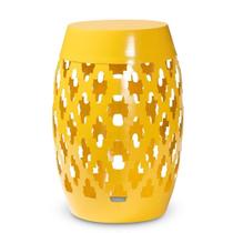 Mesa Lateral Externa Baxton Studio Branson em Metal Amarelo