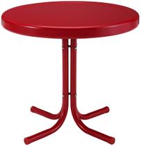Mesa lateral externa Crosley Furniture Griffith Retro Red