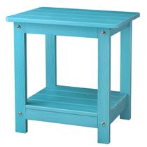 Mesa lateral externa ONBRILL Adirondack com azul de armazenamento