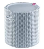 Mesa lateral fresca Keter 3 en 1 para patio exterior gris Mesa lateral fresca Keter 3 en 1 para patio exterior gris