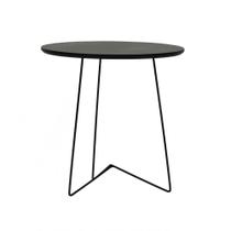 Mesa Lateral Gabi ø420x455 Preto