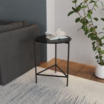 Mesa Lateral Industrial Marbella Preta