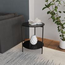 Mesa Lateral Industrial Premium Marbella Preta Mesa Lateral Industrial Premium Marbella Preta