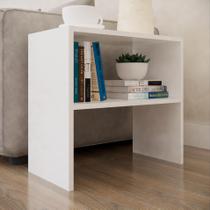 Mesa Lateral L48xA45xP25 Cor Branca