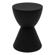 Mesa lateral LeisureMod Boyd Modern Plastic Black Mesa lateral LeisureMod Boyd Modern Plastic Black
