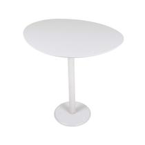 Mesa Lateral Monopé Design Orgânico Laca 35x50cm - 3 Cores disponíveis