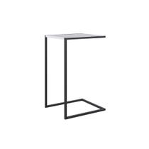 Mesa Lateral Multiuso Estilo Industrial Branco Fosco Base Metálica Preto A05 - D'Rossi Mesa Lateral Multiuso Estilo Industrial Branco Fosco Base Metálica Preto A05 - D'Rossi