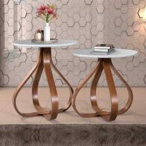 Mesa Lateral Off White Kit - Bella Mesa Lateral Off White Kit - Bella