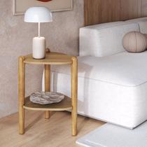 Mesa Lateral Orgânica Pé Madeira Complementos Mesa Lateral Orgânica Pé Madeira Complementos