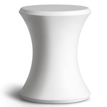 Mesa Lateral para Área Externa Coast Moderno Branco 37x37x46cm Mesa Lateral para Área Externa Coast Moderno Branco 37x37x46cm