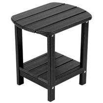 Mesa lateral para exterior Nalone Adirondack 42 x 31 x 44 cm preta
