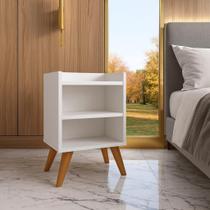 Mesa Lateral para Quarto com 2 Prateleiras Compacta, Prática e Versátil Mesa Lateral para Quarto com 2 Prateleiras Compacta, Prática e Versátil