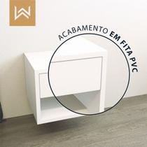 Mesa Lateral para Quarto Nicho com Gaveta