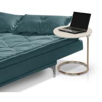 Mesa Lateral Paty Regulável Industrial Cobre Altura 52 a 80cm MDF Mesa Lateral Paty Regulável Industrial Cobre Altura 52 a 80cm MDF