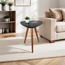 Mesa Lateral Pe Palito Orgânico Libano 50x60cm Mesa Lateral Pe Palito Orgânico Libano 50x60cm