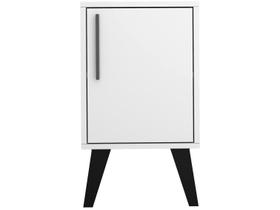 Mesa Lateral Pés Palito 1 Porta Aspen BPP 06-205 - BRV Móveis Mesa Lateral Pés Palito 1 Porta Aspen BPP 06-205 - BRV Móveis