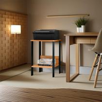 Mesa Lateral Quadrada Beth Feijó e Preta