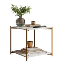 Mesa Lateral Quadrada G7002 com Pés de Metal