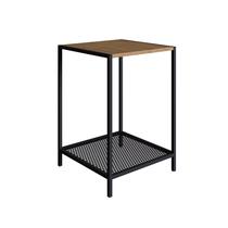 Mesa Lateral Quadrada York Aço Expandido Industrial Artesano